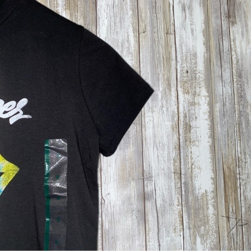 NWT The Rolling Stones Dye Black Crop - Picture 4 of 6